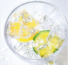 1000 Pack 1 Inch Clear Acrylic Fake Ice Cubes Display for Home Wedding Decor