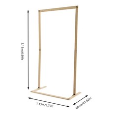 Wood Wedding Arch for Ceremony Wooden Arbor Decor for Parties Garden Backdrop