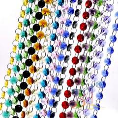 1m/3.3ft Colorful Crystal 14mm Octagonal Bead Garland Strands Garland Chandelier