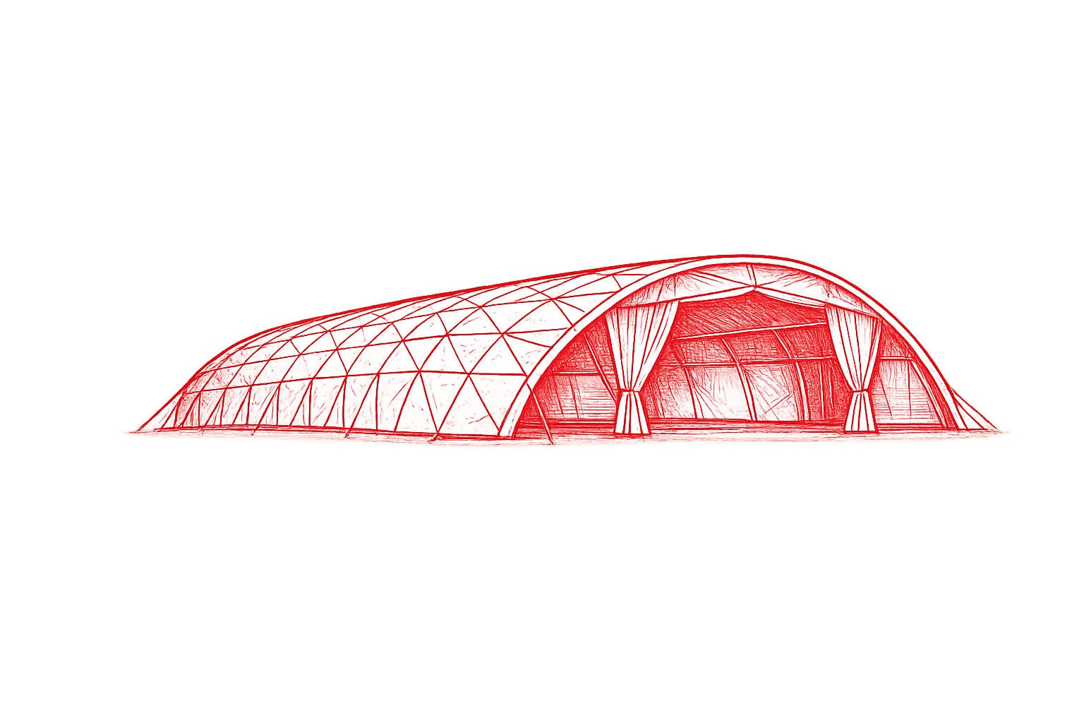 Tunnel Tents – Ideal for exhibitions and walk-through spaces